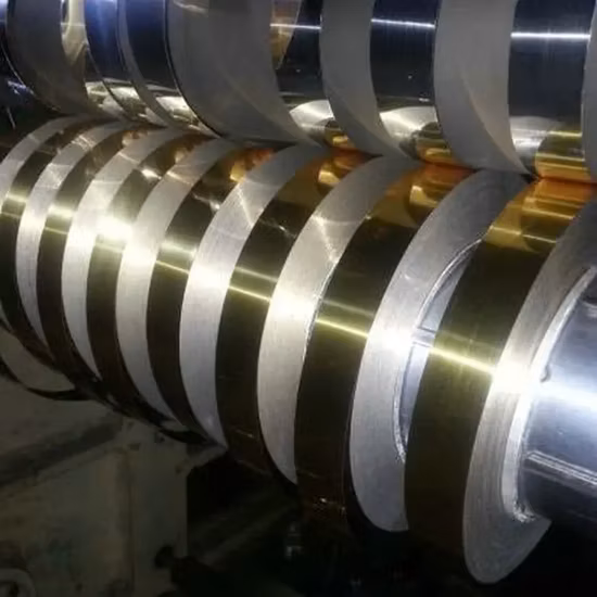 Reines Aluminium 1050 1060 1070 1100 O 0,1 mm 0,2 mm farbbeschichteter Aluminiumstreifen